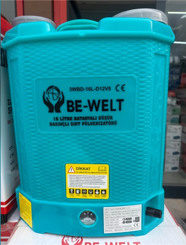 SIRT İLAÇLAMA POMPASI ( ŞARJLI ) 16 LT BE-WELT